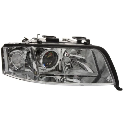 Abbildung von VAN WEZEL 0317962 Scheinwerfer rechts H7/H7 glasklar für Rechtsverkehr ohne Stellmotor LWR PX26d AUDI: A6 C5 Avant, Saloon