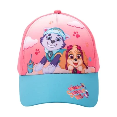 Abbildung von Paw Patrol Kappe für Mädchen Pawfect Summer Days Kinder Cap Basecap Baseballkappe Sonnenschutz verstellbar Rosa/Blau