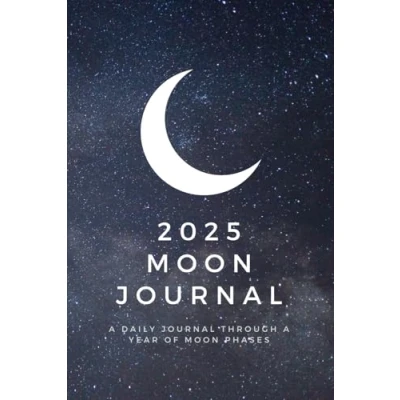 Abbildung von 2025 Moon Journal: A Daily Journey Through Year of Phases