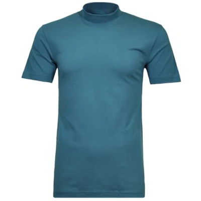 Abbildung von RAGMAN Herren Stehkragenshirt Kurzarm L, Türkis 767