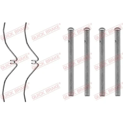 Abbildung von QUICK BRAKE 109 1061 Zubehörsatz, Scheibenbremsbelag MAZDA: 323 III Saloon, Hatchback, FORD: Ranger Mk3