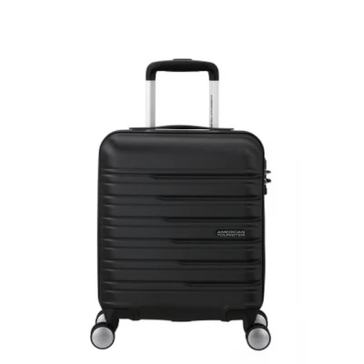 Abbildung von American Tourister Flashline EasyJet Handgepäck, Spinner XS, 35 x 45 20 cm, 23 L, 2.20 kg, Flugzeug Handgepäck Underseater, Schwarz (Shadow Black)