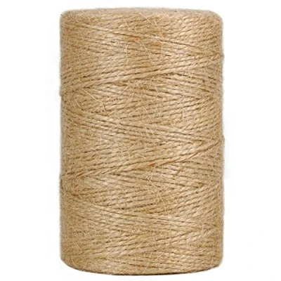 Abbildung von Vivifying 200m Jute Schnur, Braun Juteschnur für Garten Bilder Pflanzen Basteln