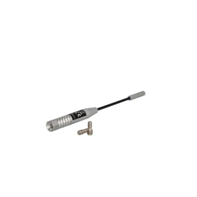 Abbildung von CARTREND 10504 Antennenstab Aluminium mit Gewindeadapter für alle gängigen vorhandenen Dach Anschluss Sockel 18 cm, chrom, silber/schwarz