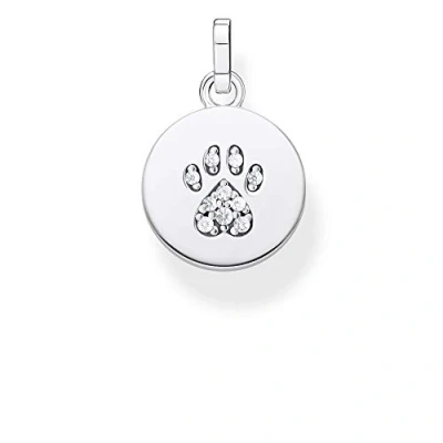 Abbildung von Thomas Sabo Damen Anhänger Katzenpfote 925 Sterlingsilber PE882 643 14