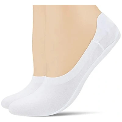 Abbildung von Camano Damen 1153611 Füßlinge, Weiß (White 0001), (Herstellergröße: 35/38) (2er Pack)