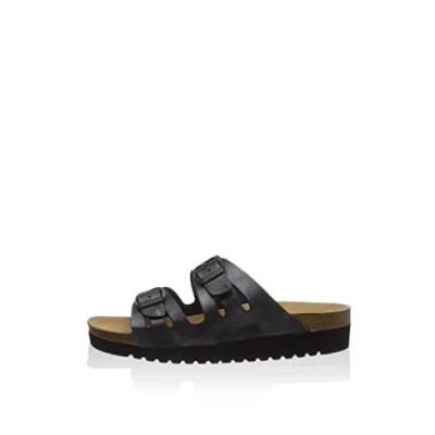 Abbildung von Lico BIOLINE LADY Pantolette Damen Sandale, Schwarz, 41 EU