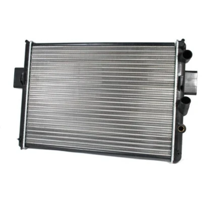 Abbildung von THERMOTEC D7E003TT Kühler, Motorkühlung Kunststoff, Aluminium für Fahrzeuge ohne Klimaanlage 640 490 34 Schaltgetriebe Kühlrippen mechanisch gefügt
