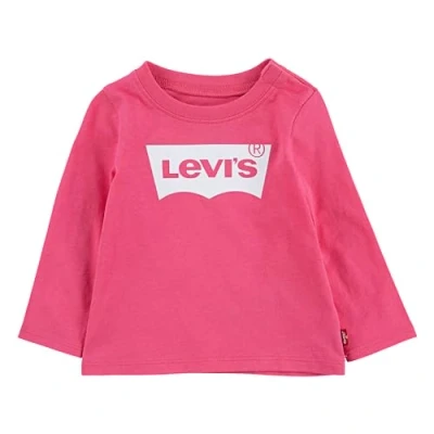 Abbildung von Levi&#039;s Batwing TEE Langarmshirt für Kinder, Größe: 92(baby), Camelia rose