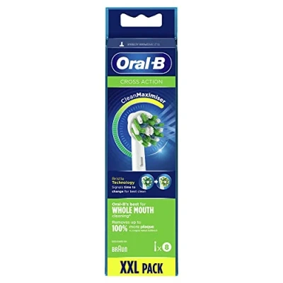 Abbildung von Oral B Crossaction Set mit 8 Bürsten CleanMaximiser Technologie, Stück