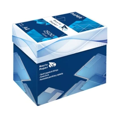 Abbildung von RAYLU PAPER A4 Blätter, 80 g, 2500 Blatt Premium Papier, Mehrzweck Papier für Laserdrucker, Inkjet und Kopierer, Büro Zuhause (2500 Blatt)