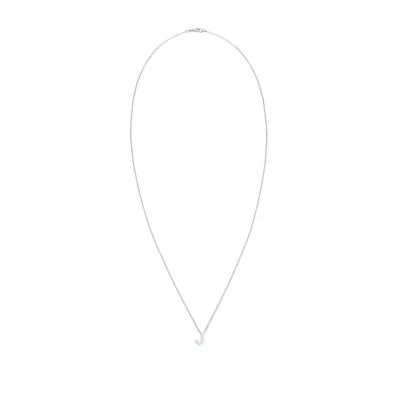 Abbildung von Elli J Initialen Halskette silvercoloured, Damen, Größe: 45, Silver coloured