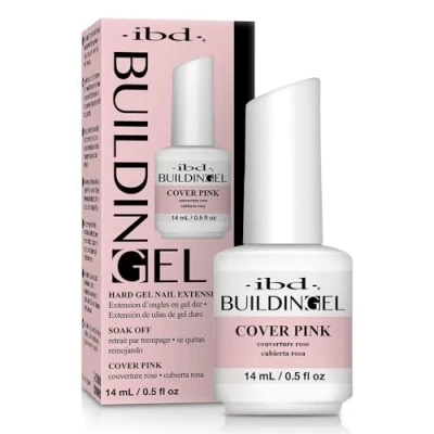 Abbildung von IBD Building Gel Cover Pink, 1er Pack (14 ml) MADE in USA 2 1 Aufbaugel für Natürliche Nagelverlängerung