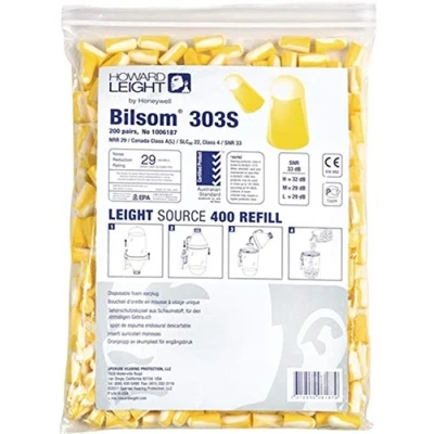Abbildung von Gehörschutzstöpsel Bilsom 303S EN 352 2 SNR 33 dB 200 PA/Pack,Gr.S