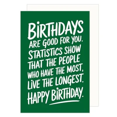 Abbildung von Edition Seidel Premium Geburtstagskarte mit Umschlag. Glückwunschkarte Grußkarte Karte lustigem Spruch Geburtstag Happy Birthday Mann Frau Teenager (G3658 SW024)