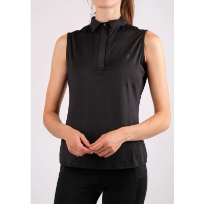 Abbildung von Montar Poloshirt Fiona Ärmellos Schwarz S