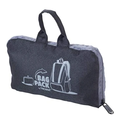 Abbildung von Troika Rucksack faltbar (platzsparend im Außenfach verstaubar) Bagpack