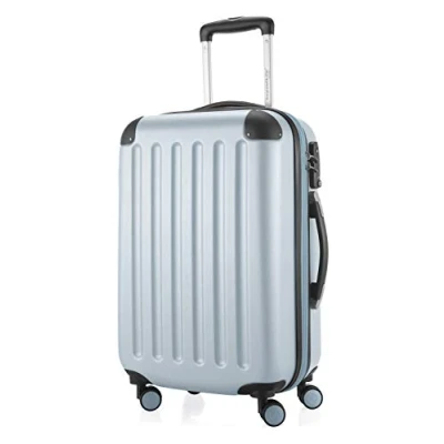 Abbildung von HAUPTSTADTKOFFER SPREE Handgepäck Hartschalen Koffer Trolley Rollkoffer Reisekoffer, 4 Doppel Rollen, 55 cm, 42 L, Pool Blue