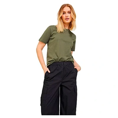 Abbildung von JJXX ANNA SS REG Every Small LOGO NOOS Tshirt basic, Damen, Größe: Medium, Four leaf clover