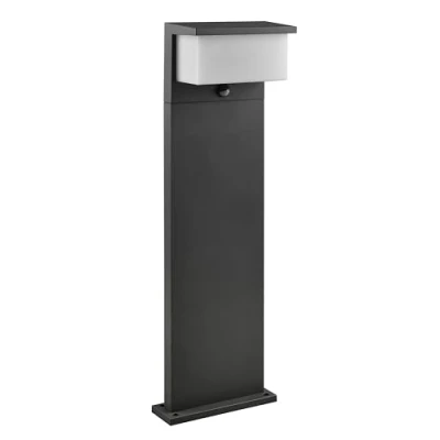 Abbildung von Trio Leuchten LED Außen Wegeleuchte Nestos 440969142, Aluminium Druckguss Anthrazit, Schirm Kunststoff Weiß, inkl. 13 Watt LED, Bewegungssensor