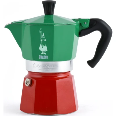 Abbildung von Bialetti Espressokocher 5650 Grün,Rot,Weiß One Size