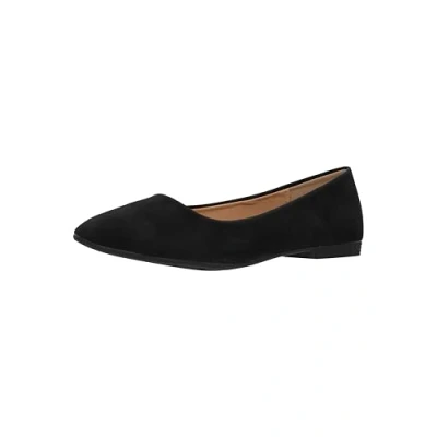 Abbildung von Elara Damen Ballerina Bequeme Slip Ons Flach Chunkyrayan P B3039 Schwarz 43