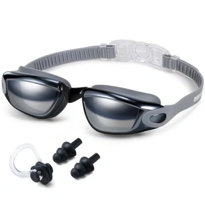 Abbildung von Dizokizo Schwimmbrille Erwachsene Wassersport Schwimmbrillen Anti Beschlag und UV Schutz Wasserdicht klare Sicht einfach einzustellen für Herren Damen