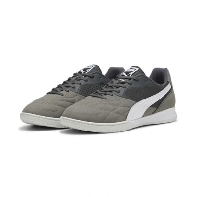 Abbildung von PUMA Unisex King TOP IT Soccer Shoe, Shadow Gray White Glacial Gray, 47 EU
