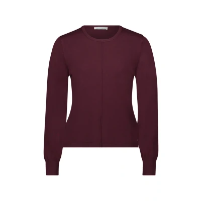Abbildung von Betty &amp; Co MIT Details Strickpullover, Damen, Größe: 36, Dark aubergine