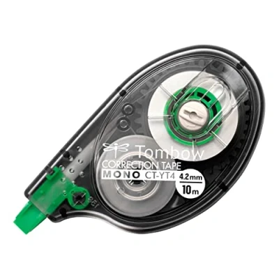 Abbildung von Tombow 315030 CT YT4 10 Korrekturroller, seitliches Abrollen, 4.2 mm x m, Office Pack a Stück