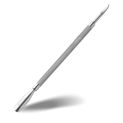 Abbildung von Rui Smiths Profi Doppelendiger hypoallergener Edelstahl Metallschieber (Nagelhautschieber) Cuticle Pusher Stil No. 106