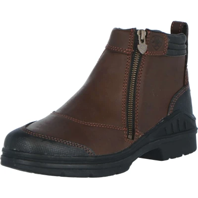 Abbildung von Ariat Stallschuhe Barnyard Side Zip Dunkelbraun 39