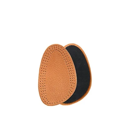 Abbildung von Kaps Halfled Einlegesohlen halb 2x Leder &amp; Latex Halbsohle halbe Einlegesohlen, unauffällig und feuchtigkeitsabsorbierend gegen Reibung Blasen in Heels (39 40 EUR Beige)