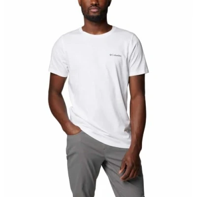 Abbildung von Columbia Rapid RIDGE BACK Graphic TEE II Tshirt print, Herren, Größe: XL, White/camp ico
