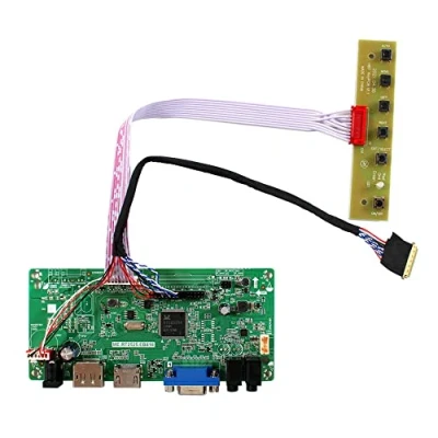 Abbildung von VSDISPLAY HD MI VGA DP LVDs Control Board für 7&quot; 10&quot; 1280x800 40pin N070ICG LD1 B101EW05 LP101WX1 HSD101PWW1 N101ICG L21 PO101WX01 LCD Bildschirm