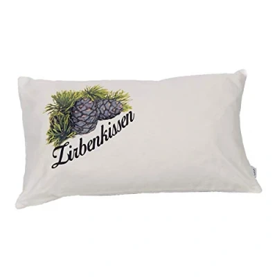 Abbildung von Zirbenkissen Zirbe mit Inlett 30x50 cm befüllt Zirbenspänen aus Zirbenholz