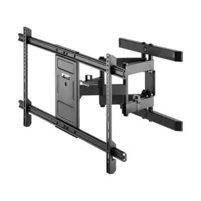 Abbildung von Goobay TV Wandhalterung Pro FULLMOTION (XL) für 43 100 Zoll Fernseher voll beweglich, schwenkbar/neigbar, max. 60 kg, VESA 800 x 400, ausziehbarer Arm, integriertes Kabelmanagement ​​Schwarz 49746