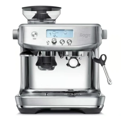 Abbildung von Sage The Barista Pro Kaffeevollautomat mit manuellem Milchaufschäumer Gebürsteter Edelstahl