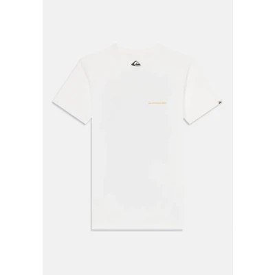 Abbildung von Quiksilver Desert Waves Youth Unisex Tshirt print für Kinder, Größe: 164, White