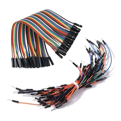 Abbildung von Aihasd 40 STK 20 CM Jumper Wire Kabel Female to kompatibel mit Arduino und Raspberry Pi Breadboard + 65 Verschiedene Längen Male