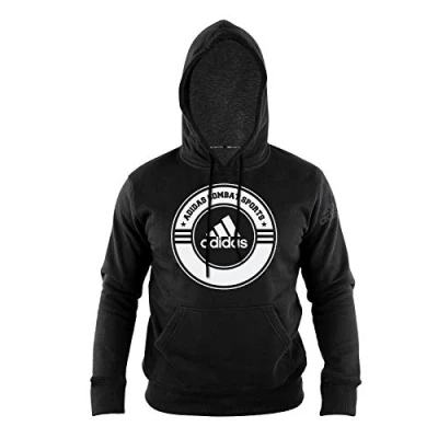 Abbildung von adidas Fashion Combat Sports Hoody, Schwarz/Weiß, M EU