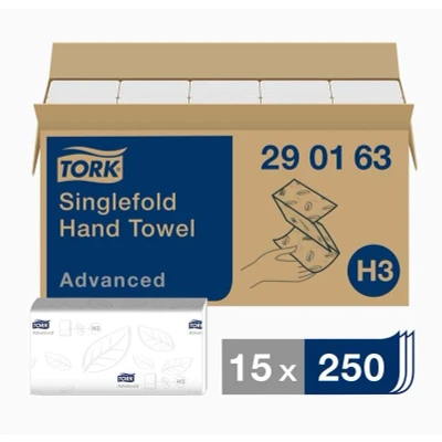 Abbildung von Tork Advanced naturweiß 25 x 23cm 15 250 Tücher