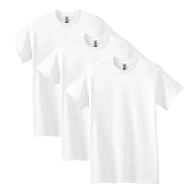Abbildung von Gildan Unisex T shirt aus Schwerer Baumwolle, Stil G5000 Shirt, Weiß, M