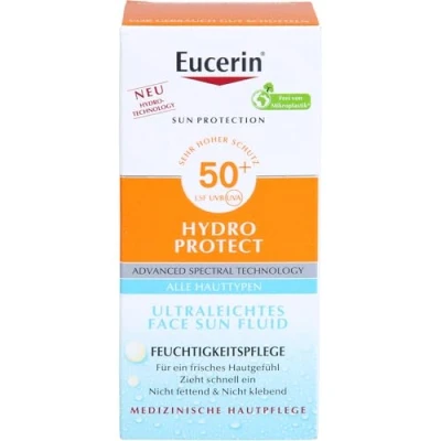 Abbildung von Eucerin Hydro Protect ultraleichtes Face Sun Fluid LSF 50+, 50 ml Creme