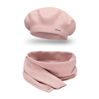 Abbildung von Vivisence SET Schal, Damen, Größe: One Size, Light pink