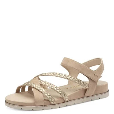 Abbildung von Tamaris Riemensandalette, Damen, Größe: 40, Shell Schuhe