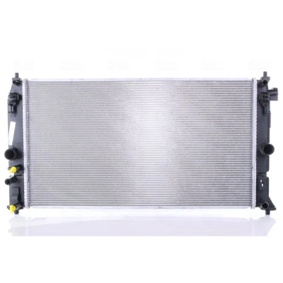 Abbildung von NISSENS 606394 Kühler, Motorkühlung Aluminium 675 376 16 Kühlrippen gelötet