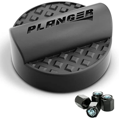 Abbildung von PLANGER® Wagenheber Gummiauflage Audi (für einige Modelle) Bruchsicher 3t (CURBY PAD flach + Radmarkierung, 1, Stück)
