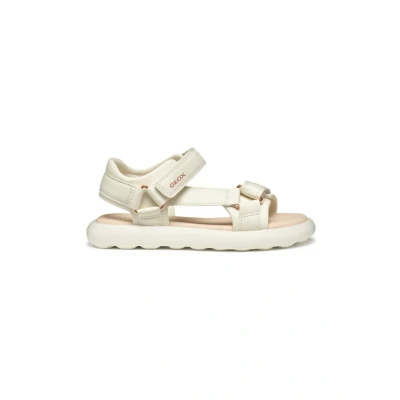 Abbildung von Geox Puffypop Riemensandalette für Kinder, Größe: 28, Light ivory Schuhe