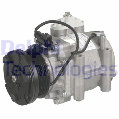 Abbildung von DELPHI TSP0159376 Kompressor Sanden / Scroll TRS0 PAG 46 mit Kompressoröl FORD: Transit Mk5 Van, Minibus